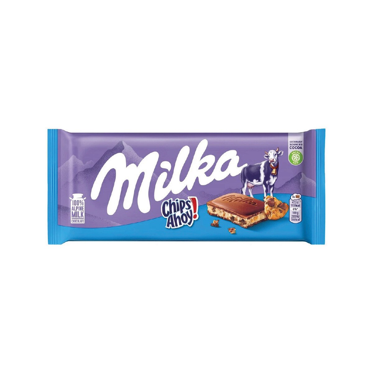 Milka Chips Ahoy Chocolate Bar